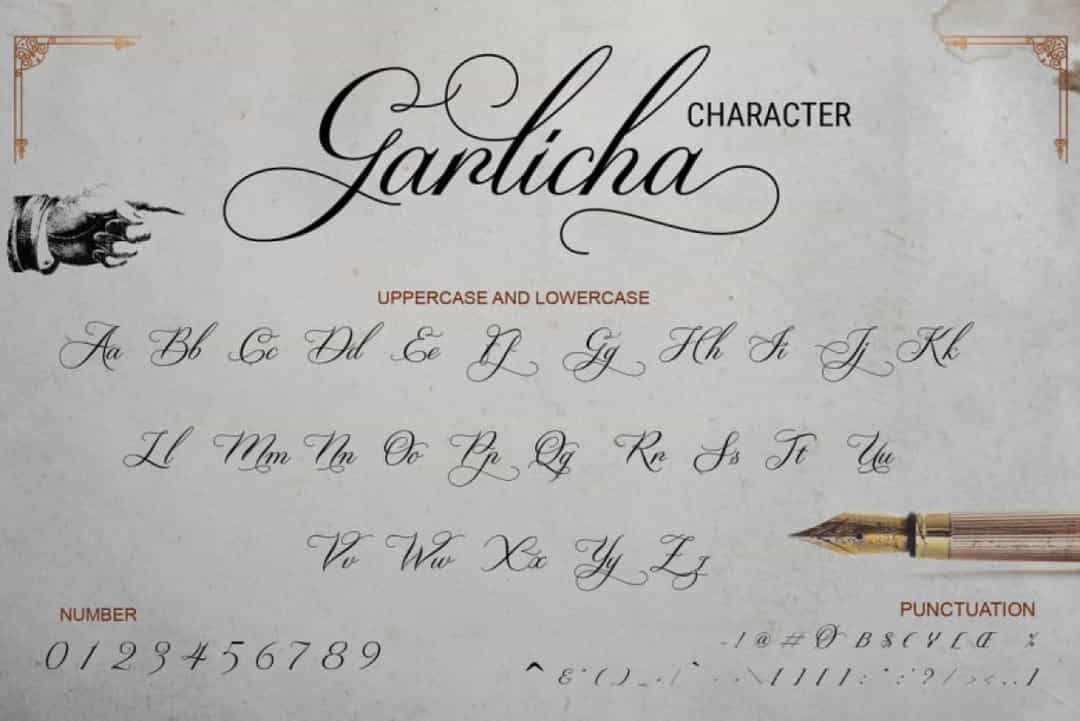 Garlicha Font Image 3