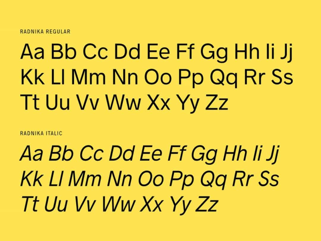 Radnika Font Image 3