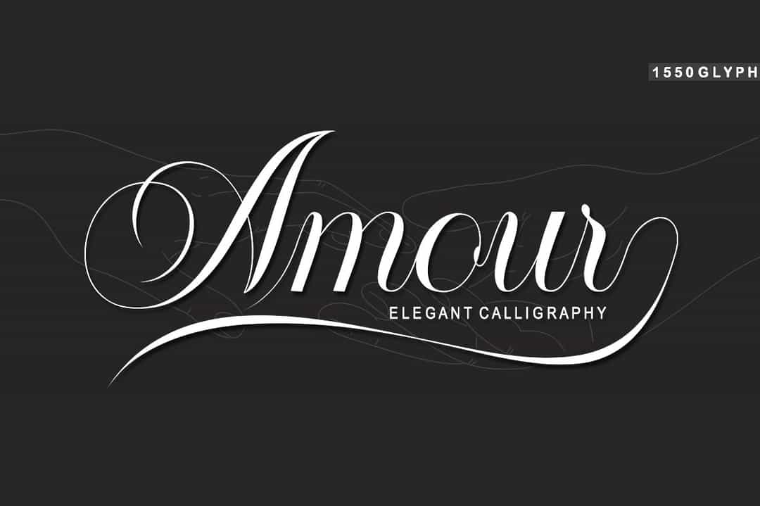 Amour Font Image 1