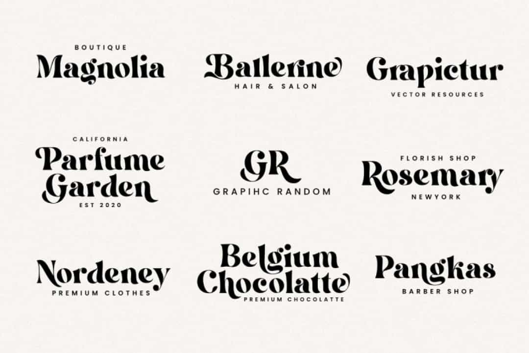 Bellagium Font Image 2