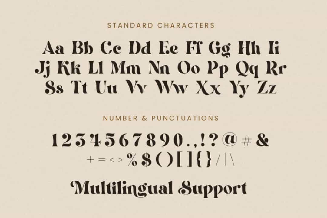 Bellagium Font Image 3