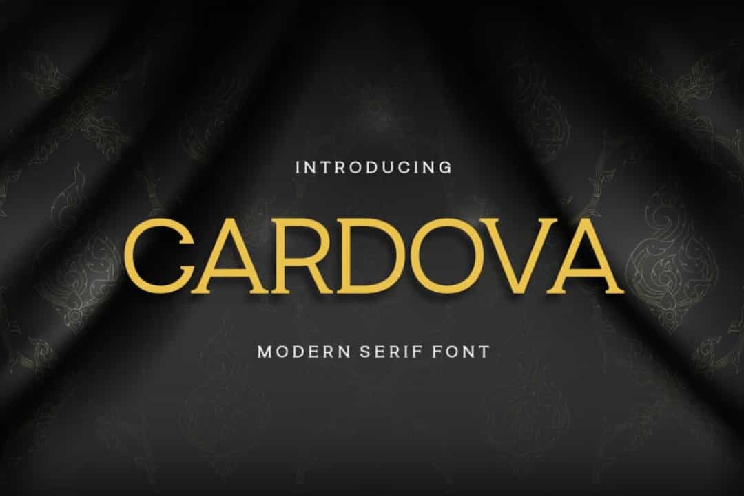 Cardova Font Image 1