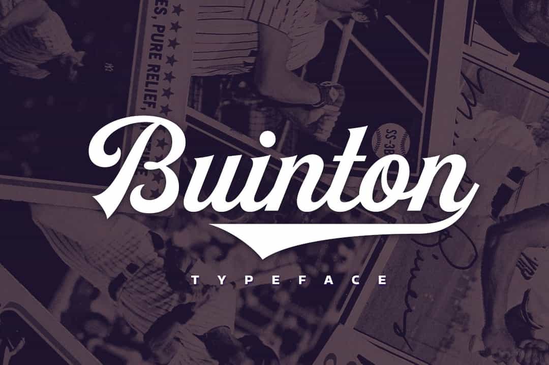 Buinton Font Image 1