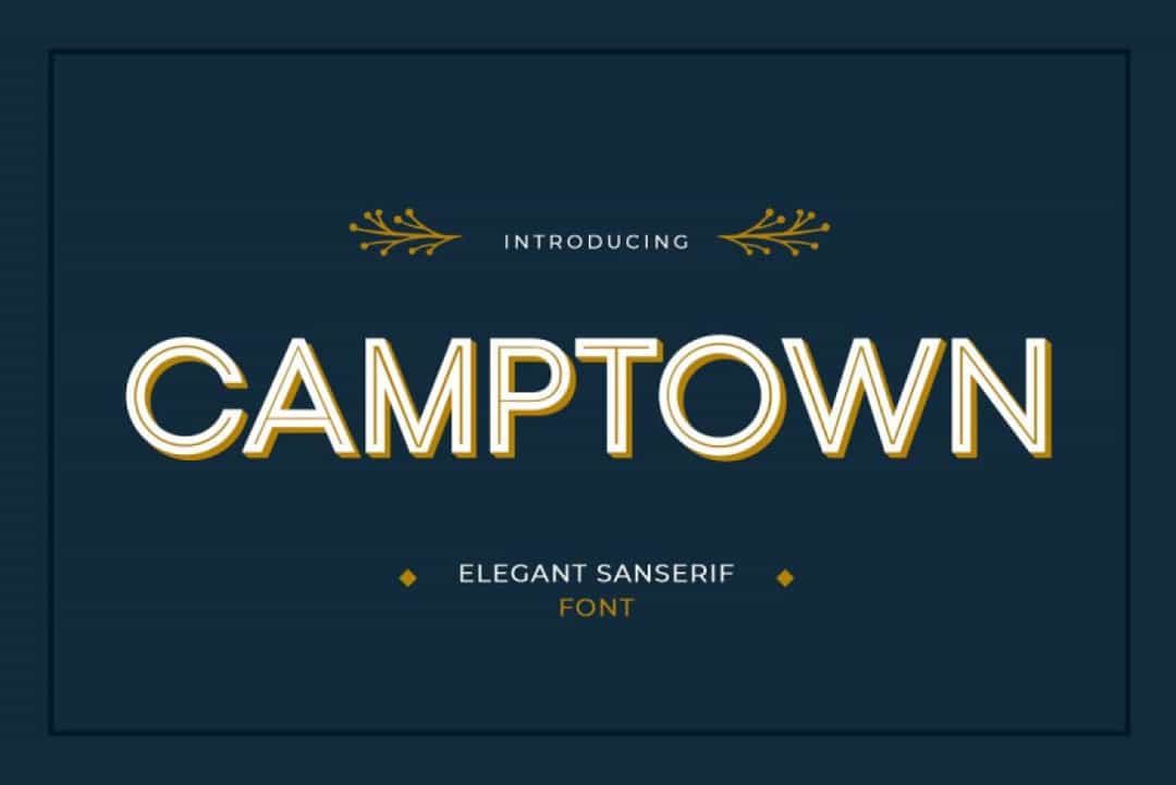 Camptown Font Image 1
