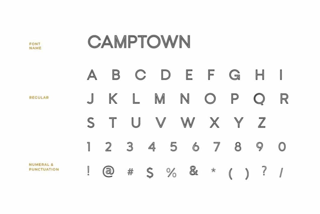 Camptown Font Image 3