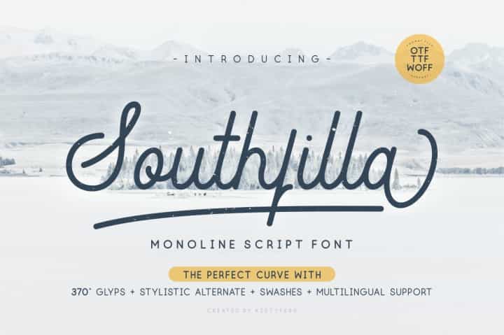 Southfilla Script Font Image 1