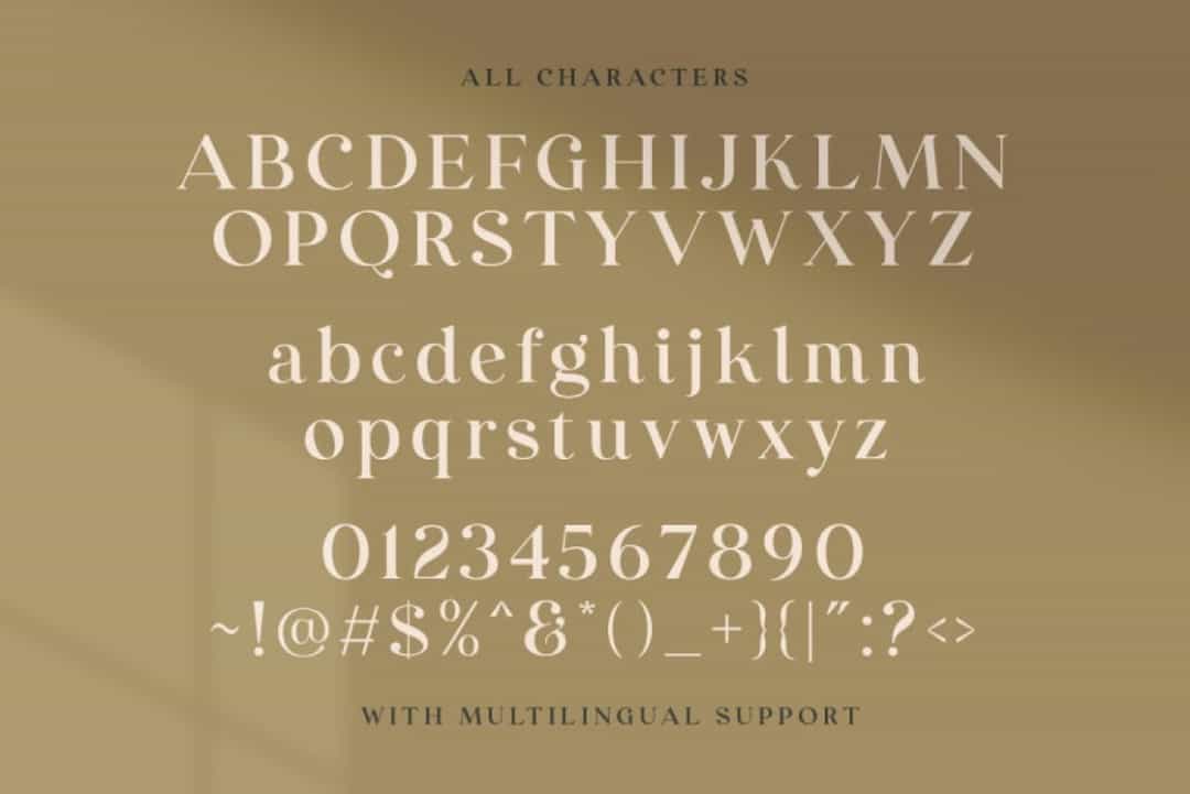 August Stories Font Image 2