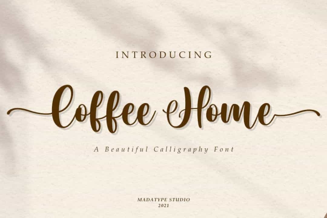 Coffee Home Font Image 1