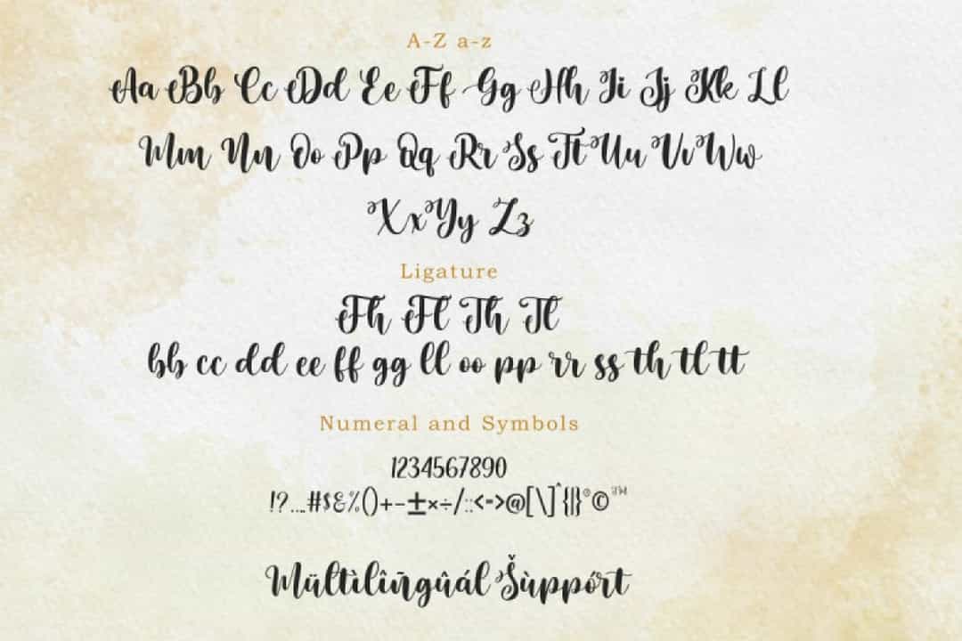 Coffee Home Font Image 3