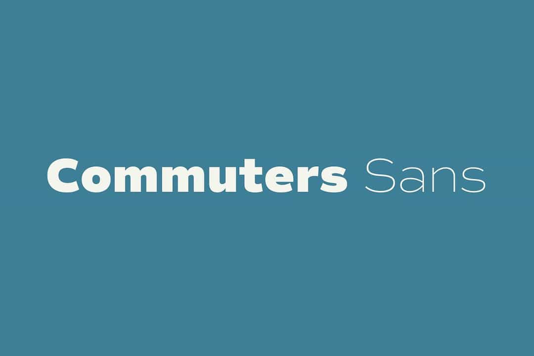 Commuters Sans Font Image 1