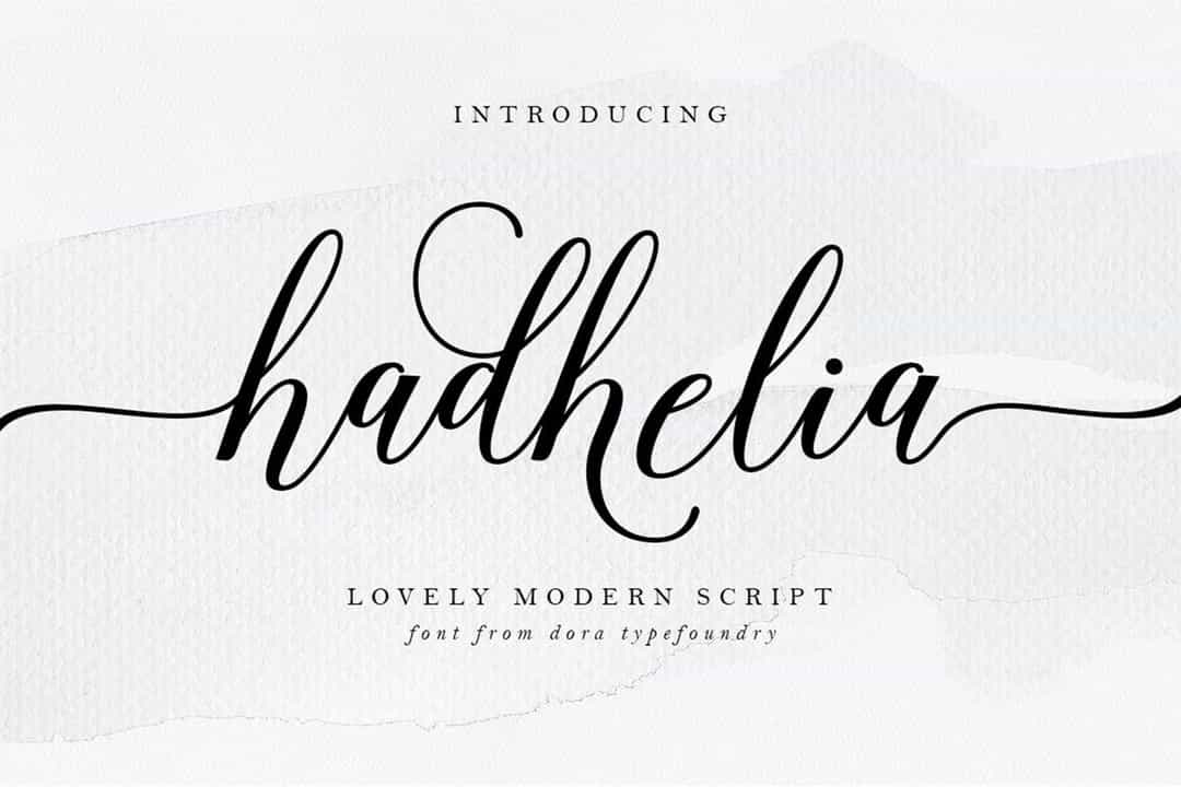 Hadhelia Font Image 1