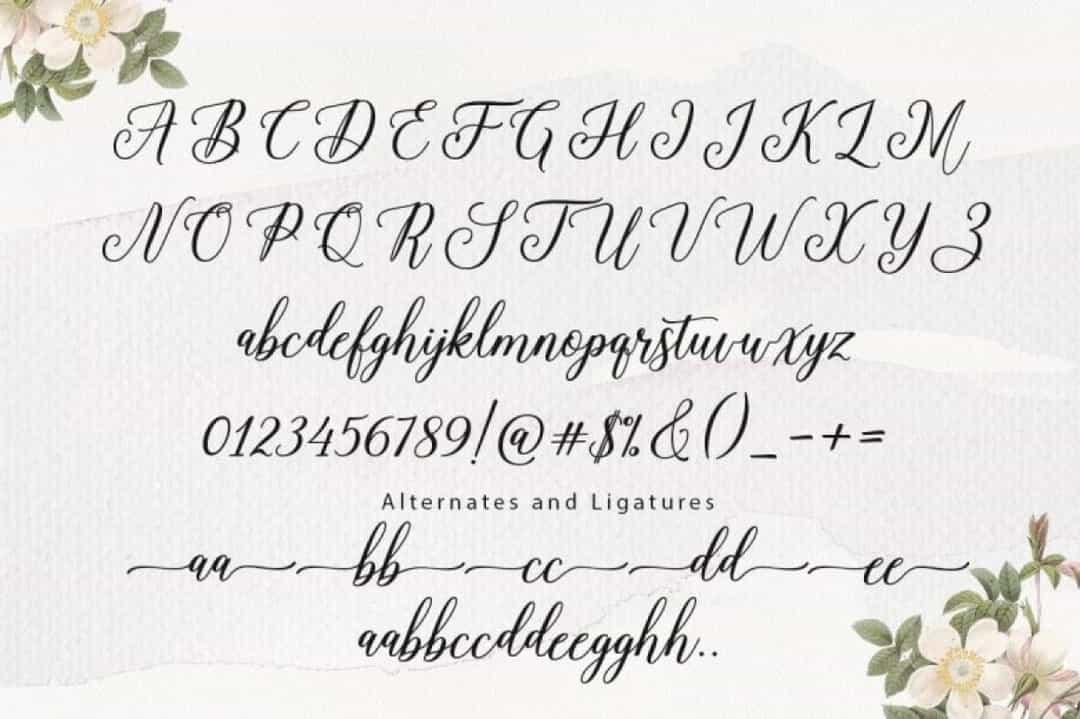 Hadhelia Font Image 3