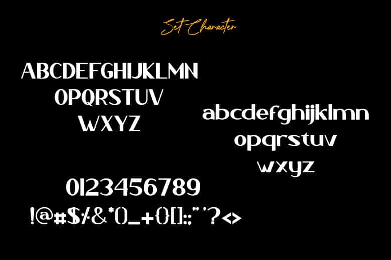 Harugha Jhanifera Rousty Font Image 3