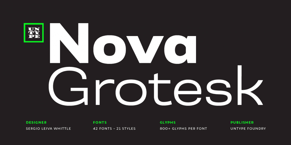 Nova Grotesk Font Family Image 1