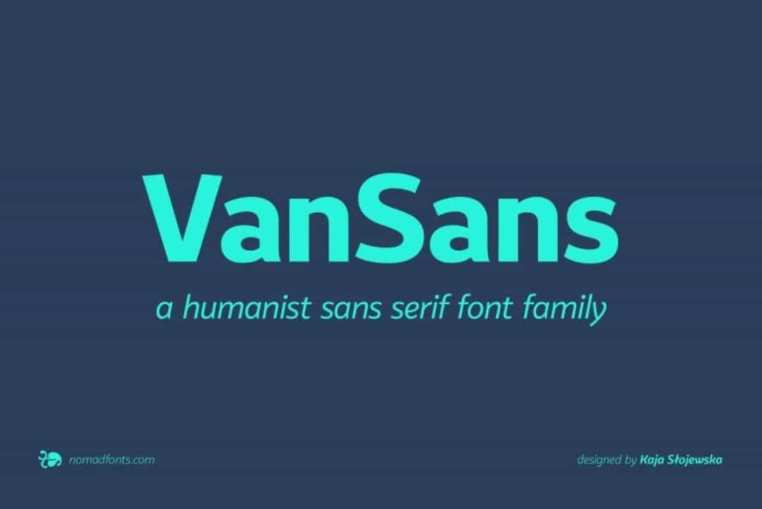 VanSans Font Family Image 1