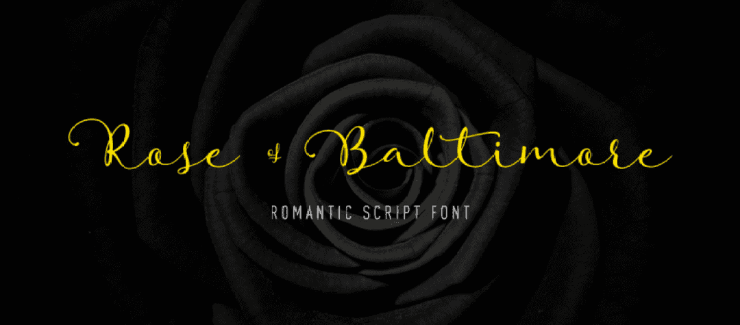 Rose of Baltimore Font Image 1