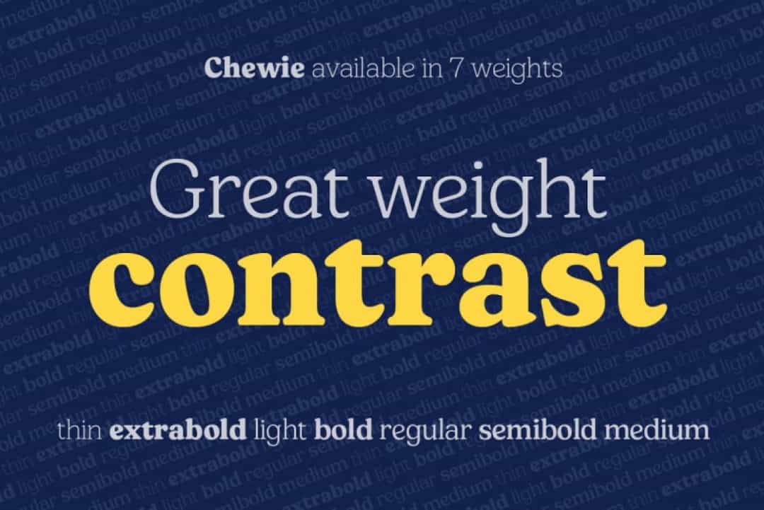 Chewie Font Image 2