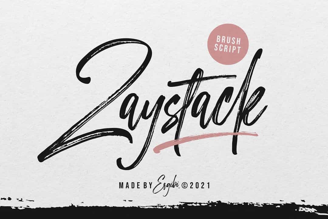 Zaystack Font Image 1