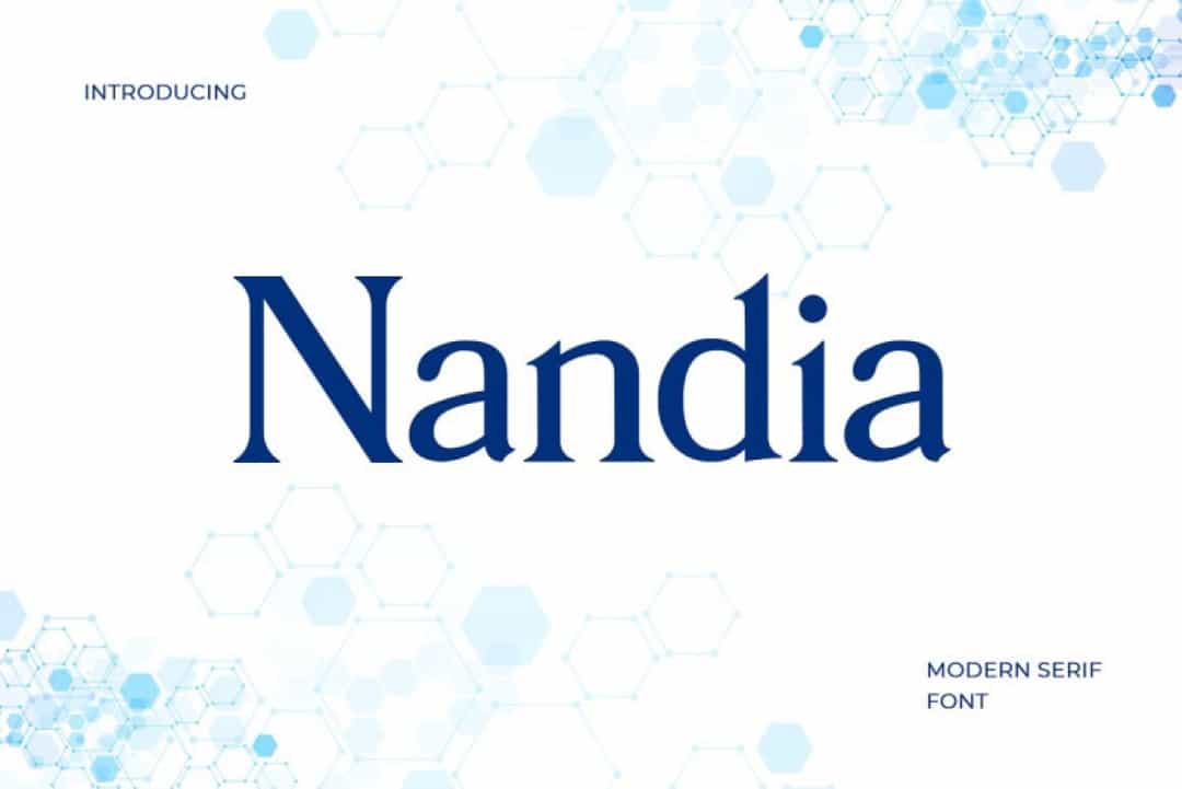 Nandia Font Image 1