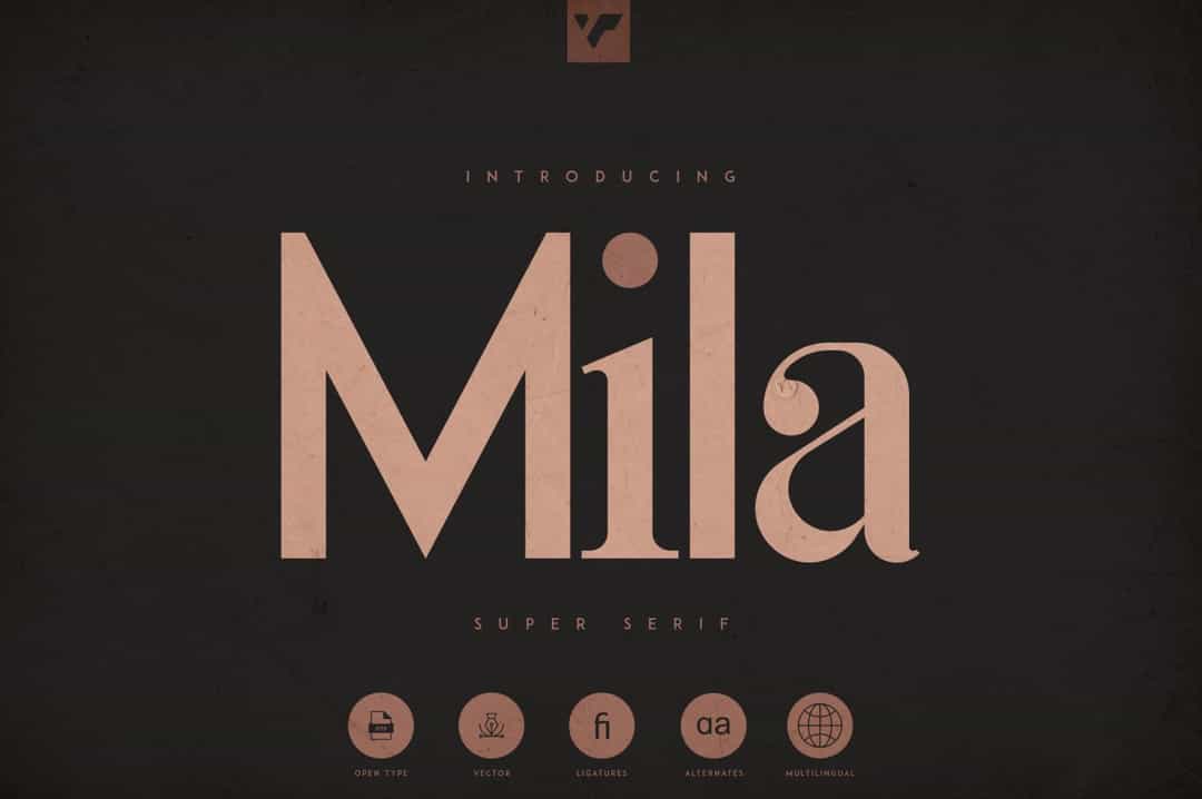 Mila Serif Font Image 1
