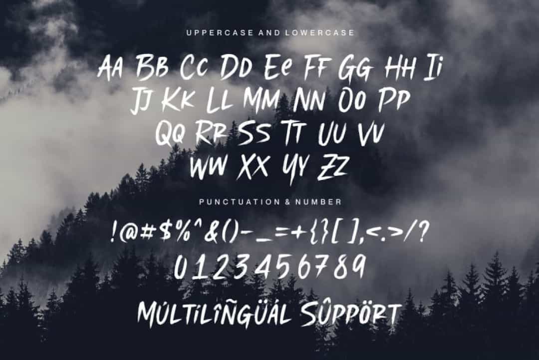 Moviecal Font Image 3