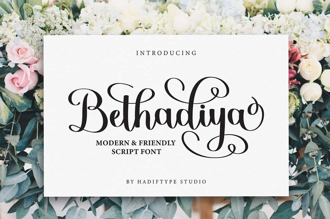 Bethadiya Font Image 1