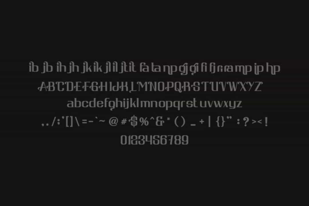 Begira Font Image 3