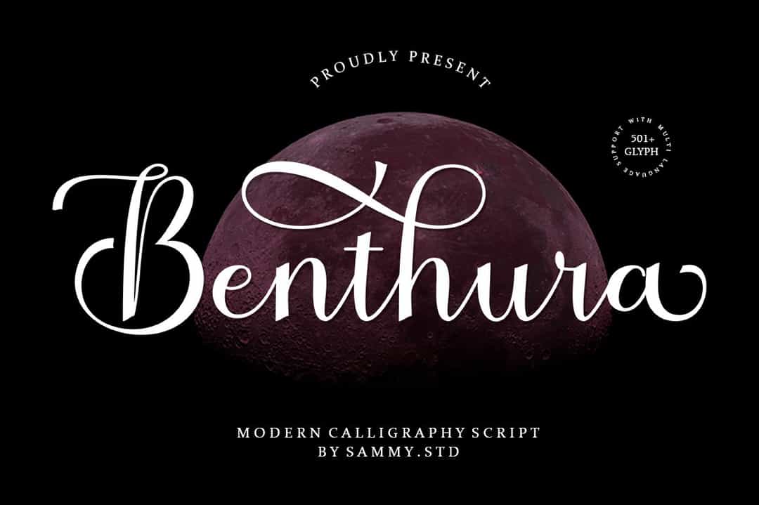 Benthura Font Image 1