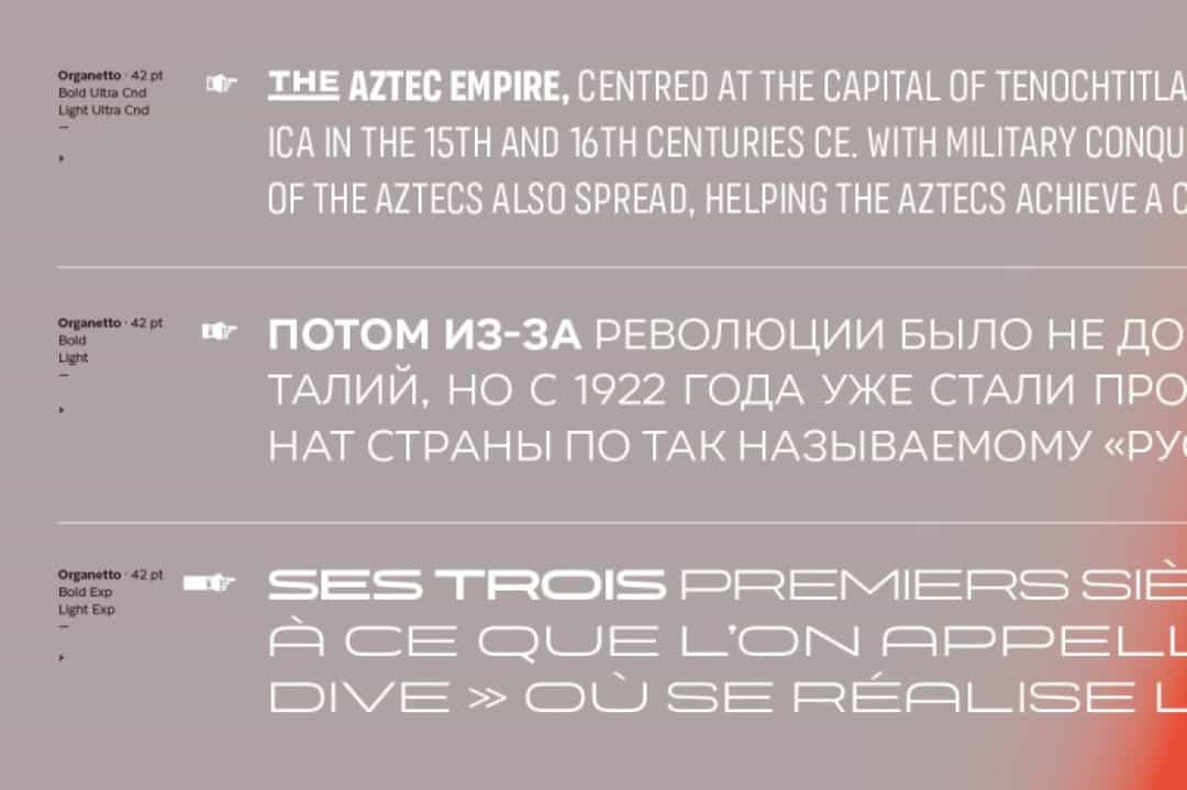 Organetto Font Family Image 2