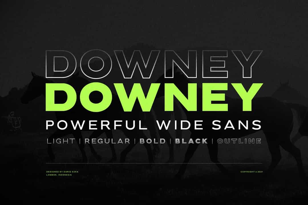 Downey Font Image 1