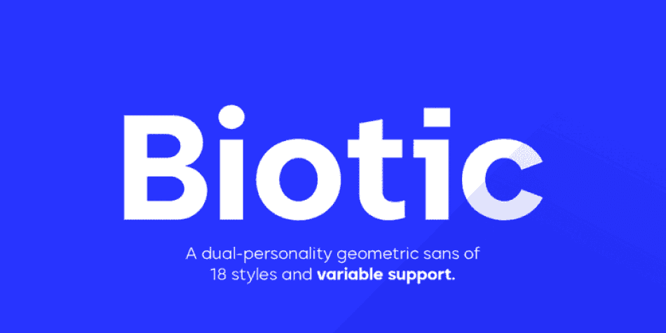 Biotic Font Family Image 1