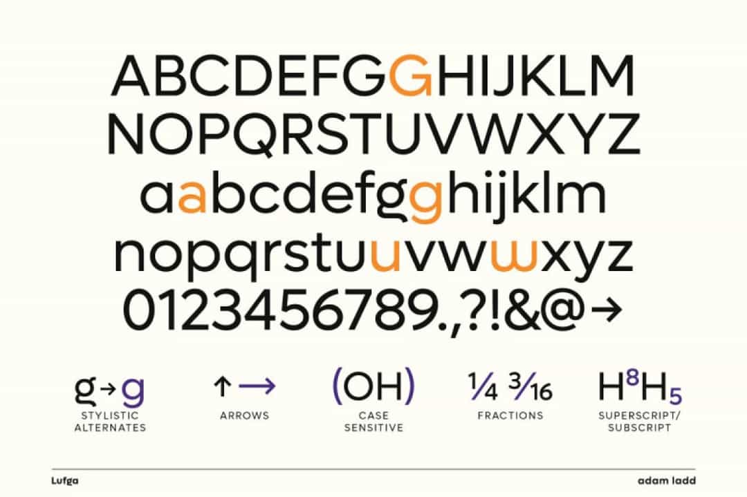 Lufga Font Family Image 3