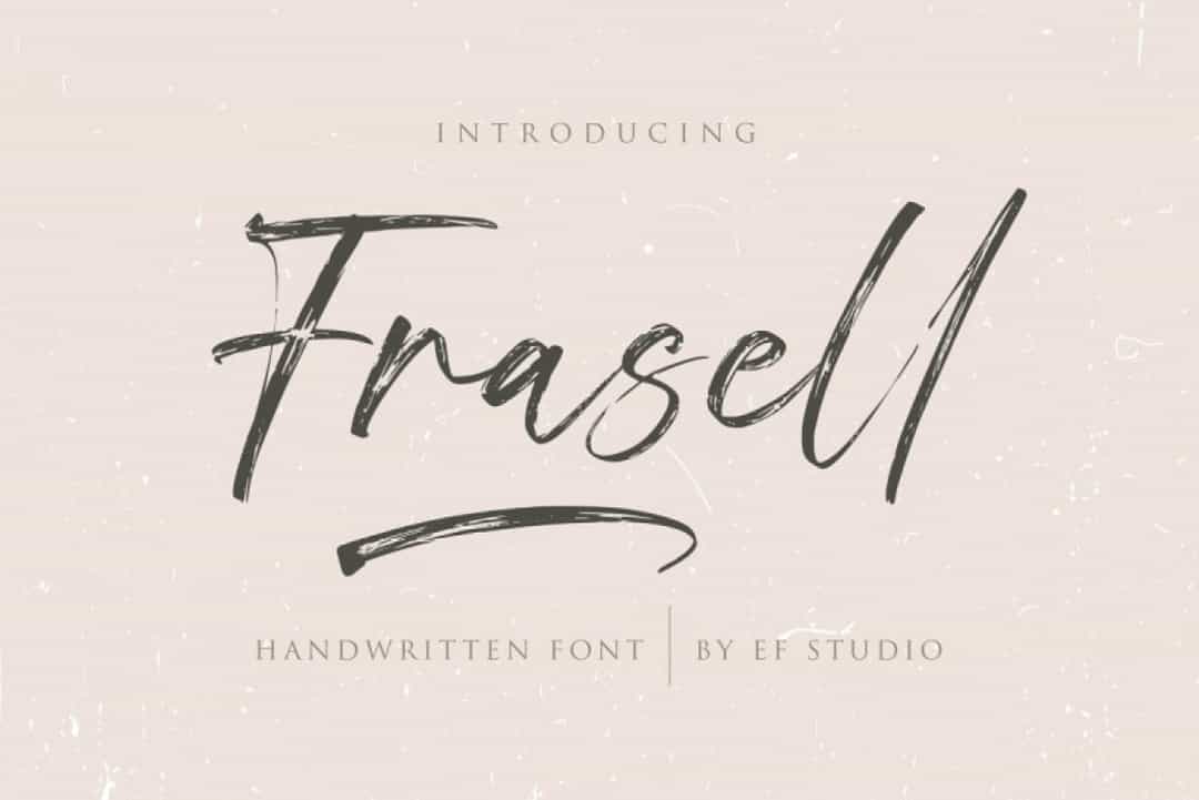 Frasell Font Image 1