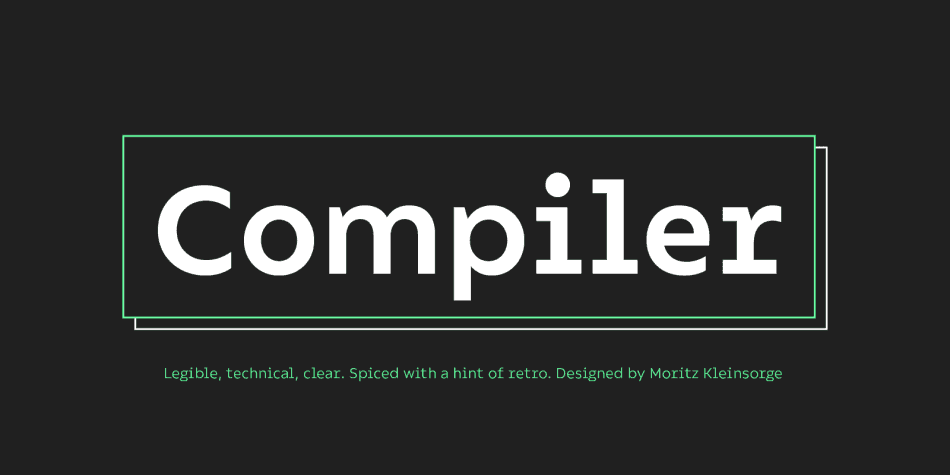 Compiler Font Family Image 1