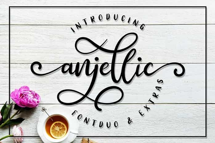 Anjellic Script Font Image 1