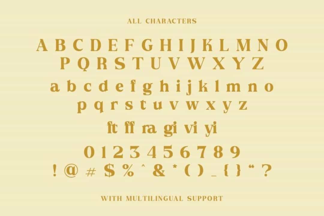 Hedgier Font Image 3