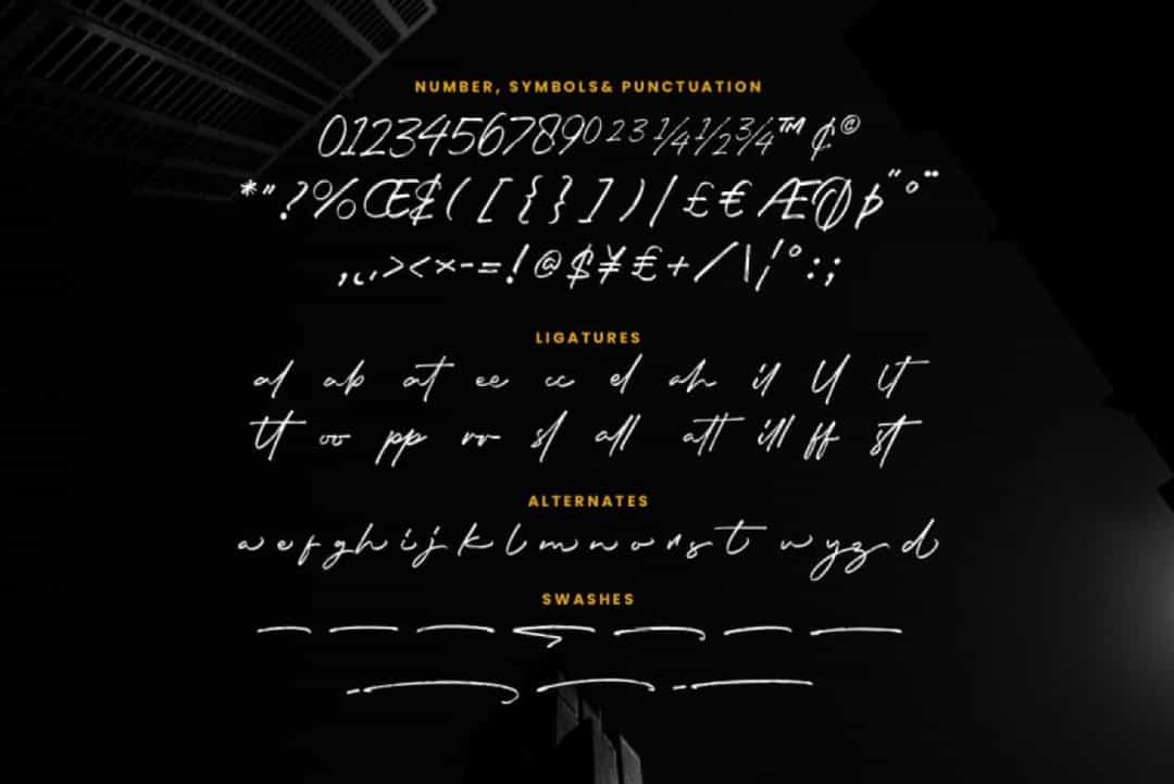 Insiders Brush Font Image 3