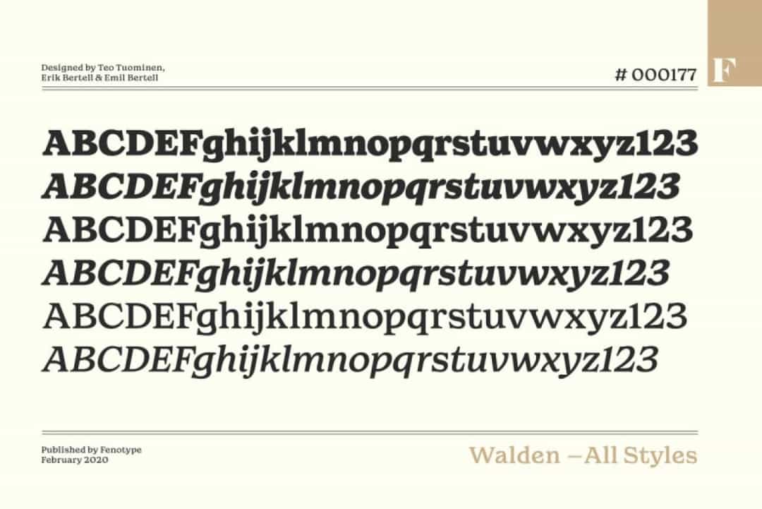 Walden Font Image 2