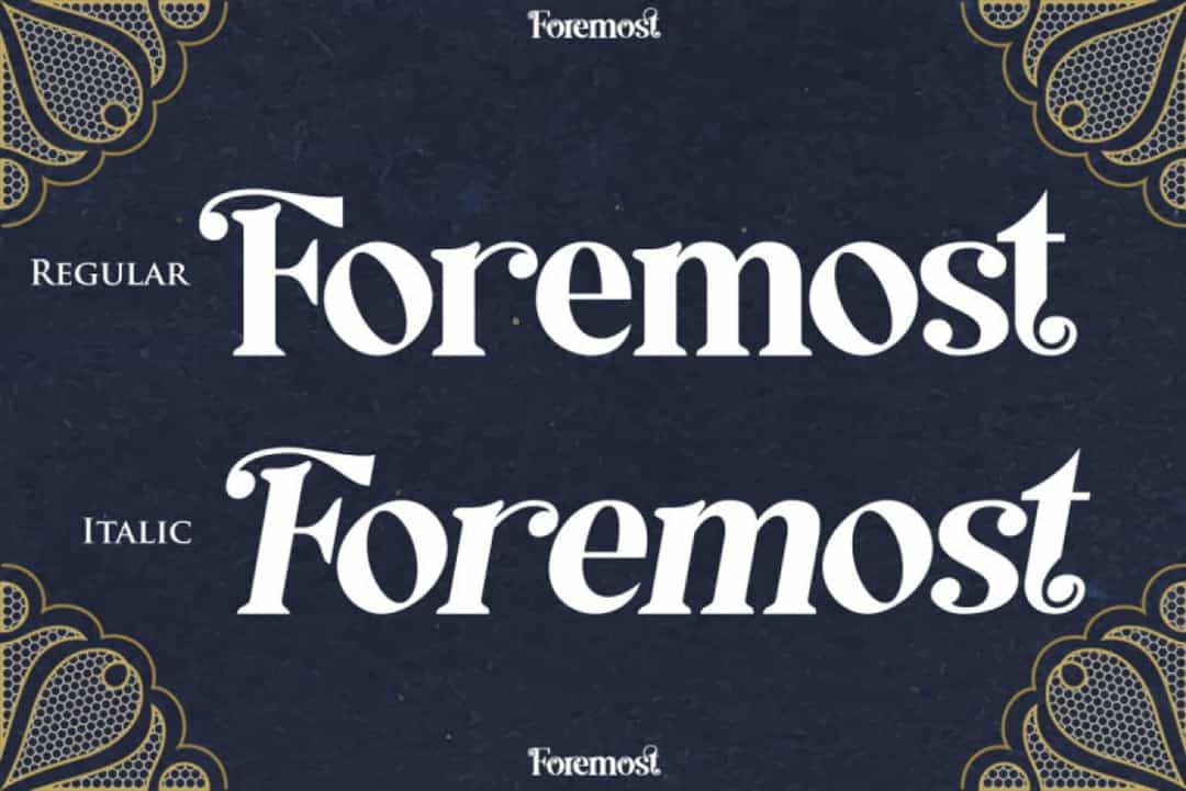 Foremost Font Image 2