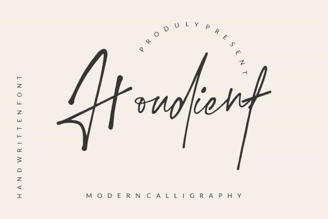 Houdient Font Image 1
