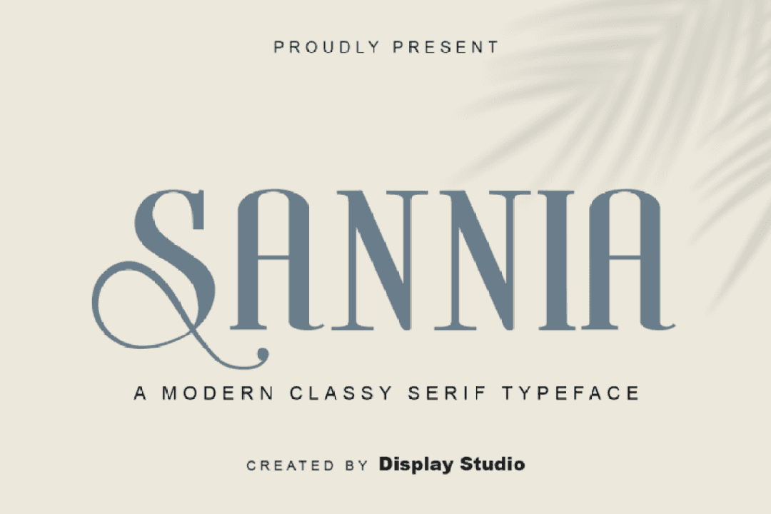 Sannia Font Image 1