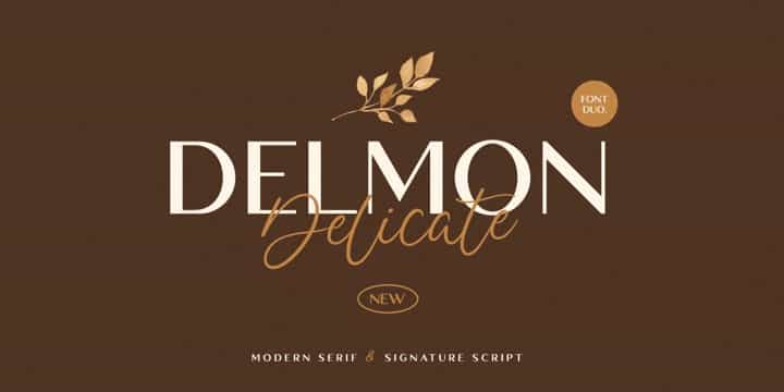 Delmon Delicate Font Image 1