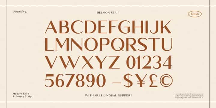 Delmon Delicate Font Image 2