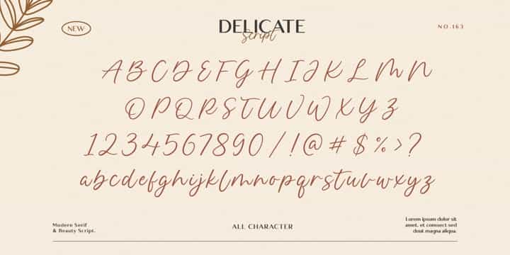 Delmon Delicate Font Image 3