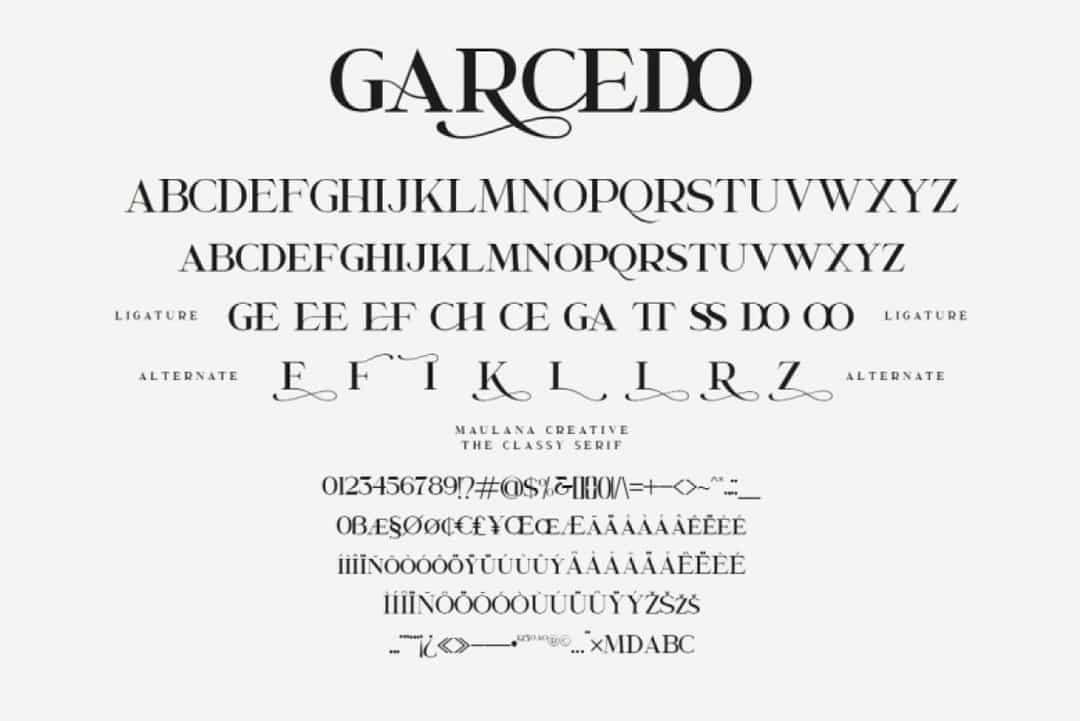 Garcedo Font Image 3
