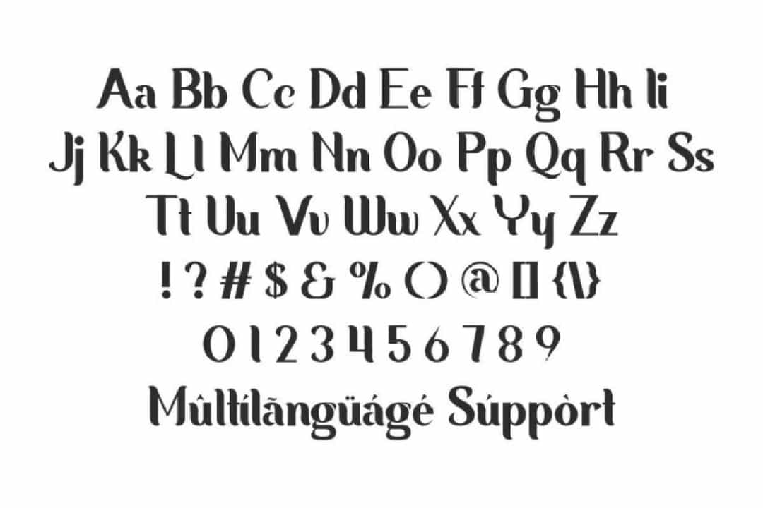 Richard Brighton Font Image 3
