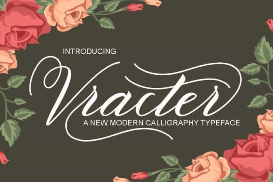 Vracter Script Font Image 1
