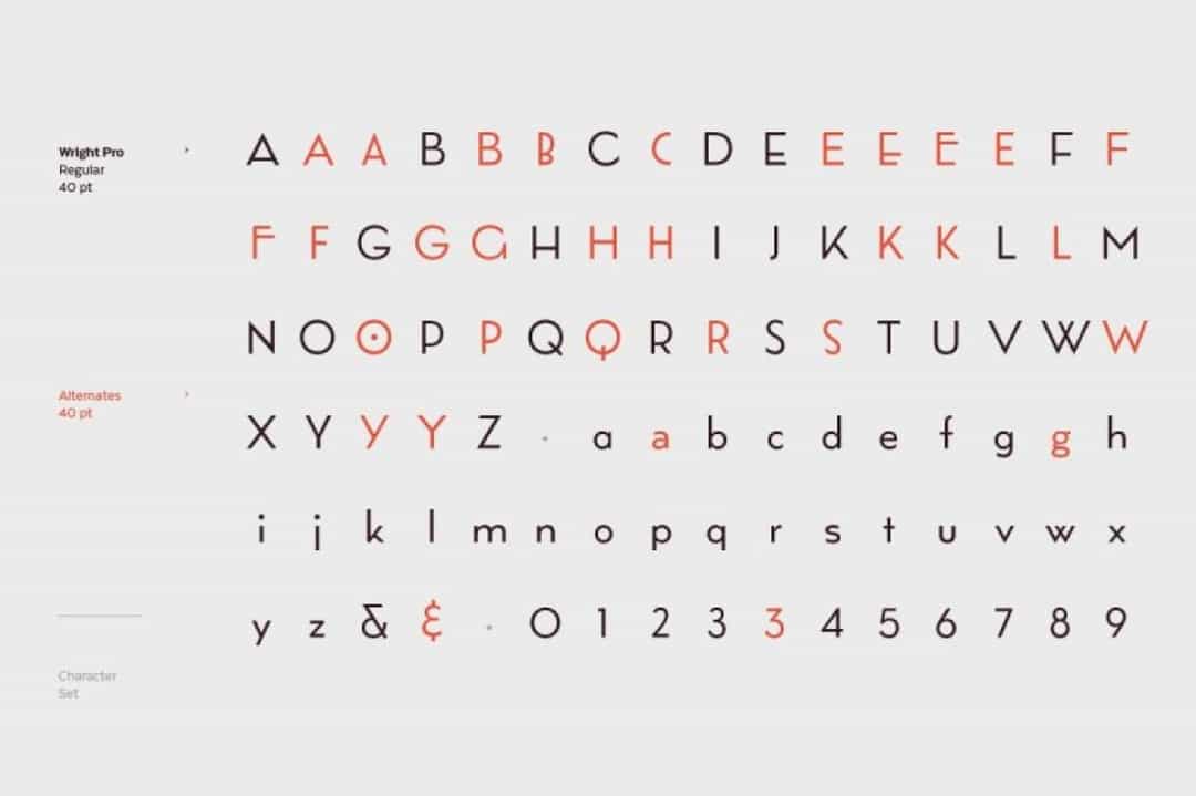 Wright Font Image 3