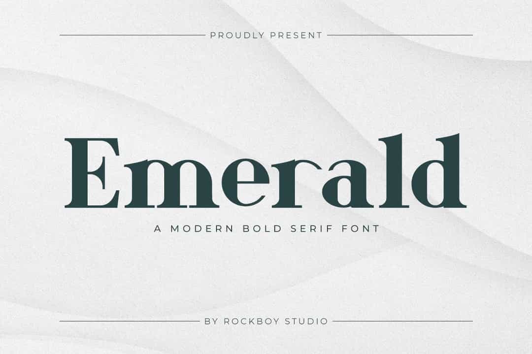 Emerald Font Image 1