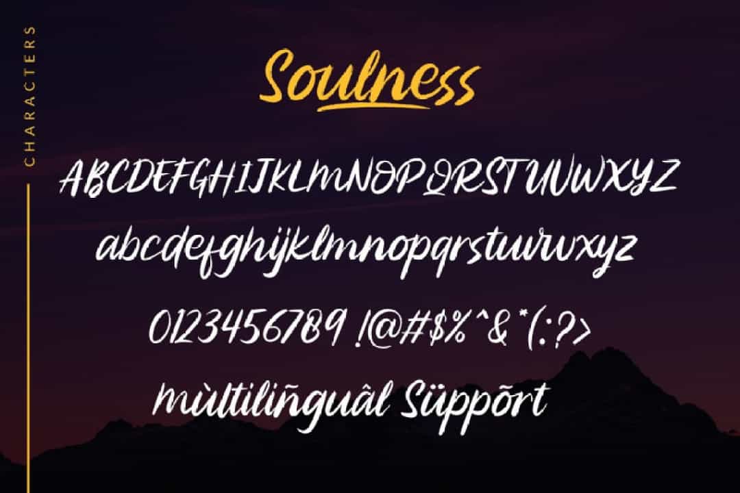 Soulness Font Image 3